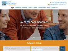 Tablet Screenshot of jbeventrecruitment.com